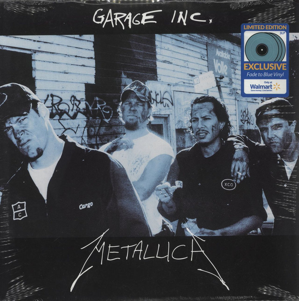 Metallica Garage Inc. - Fade To Blue Vinyl - Sealed US 3-LP vinyl record set (Triple LP Album) BLCKND013-1W