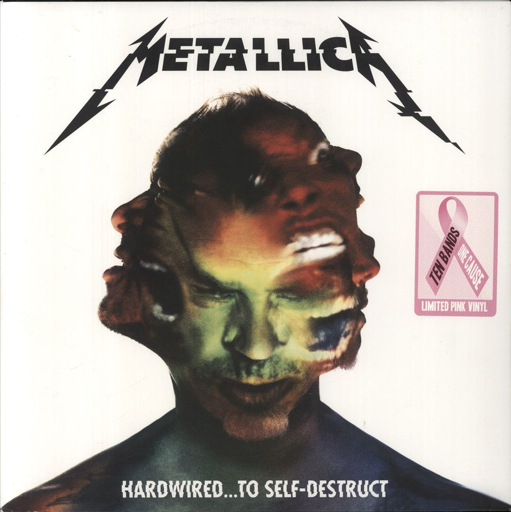 Metallica Hardwired... To Self-Destruct - 180gm Pink Vinyl US 2-LP vinyl record set (Double LP Album) BLCKND031-1