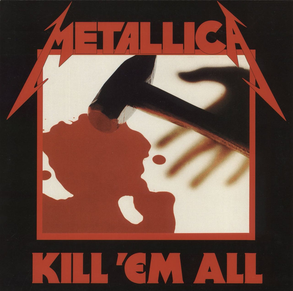 Metallica Kill 'em All US vinyl LP album (LP record) BLCKND003-1