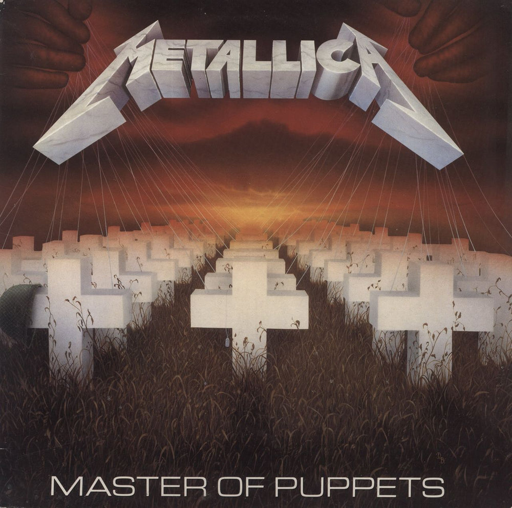 Metallica Master Of Puppets UK vinyl LP album (LP record) MFN60