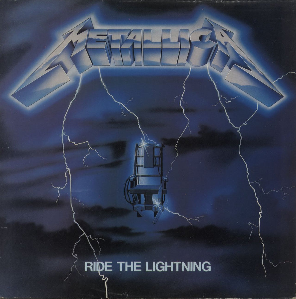Metallica Ride The Lightning - 1st - French Press - VG UK vinyl LP album (LP record) MFN27