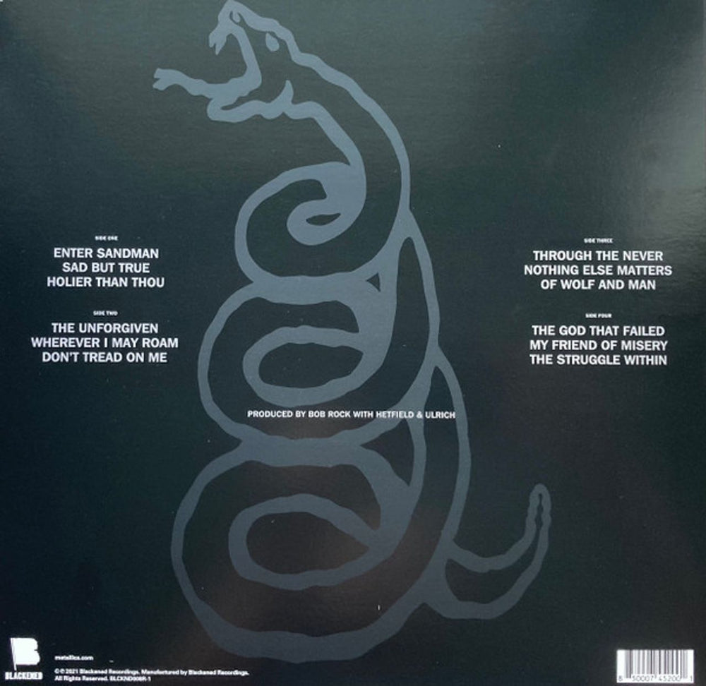 Metallica The Black Album - Remastered - Sealed US 2-LP vinyl record set (Double LP Album) 850007452001
