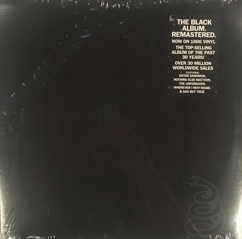 Metallica The Black Album - Remastered - Sealed US 2-LP vinyl record set (Double LP Album) BLCKND008R-1