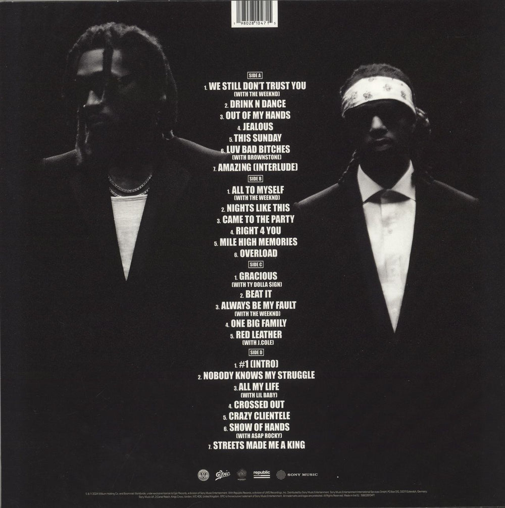 Metro Boomin We Still Don't Trust You - White Vinyl UK 2-LP vinyl record set (Double LP Album)