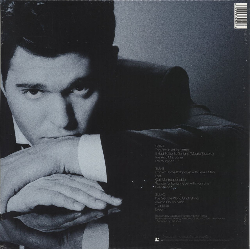 Michael Buble Call Me Irresponsible - Blue Vinyl -Sealed US 2-LP vinyl record set (Double LP Album) 093624843405