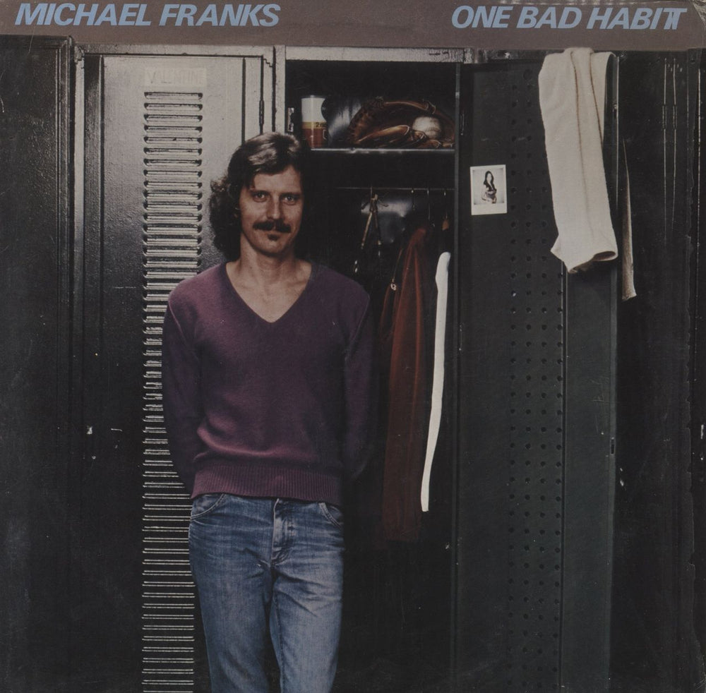 Michael Franks One Bad Habit German vinyl LP album (LP record) WB56814