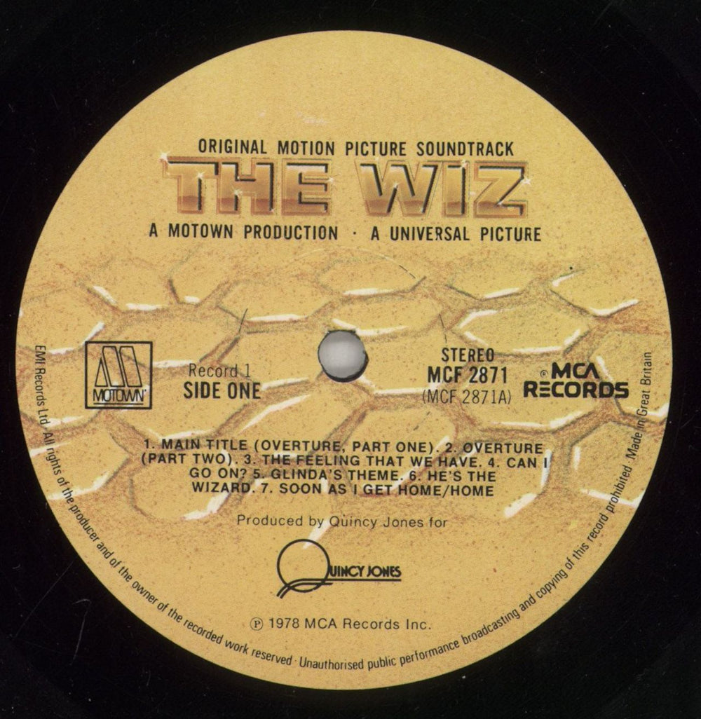 Michael Jackson The Wiz + Booklet & Poster UK 2-LP vinyl record set (Double LP Album) M-J2LTH98525