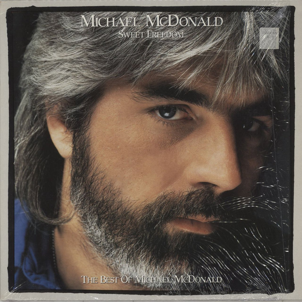 Michael McDonald Sweet Freedom - shrink UK vinyl LP album (LP record) WX67