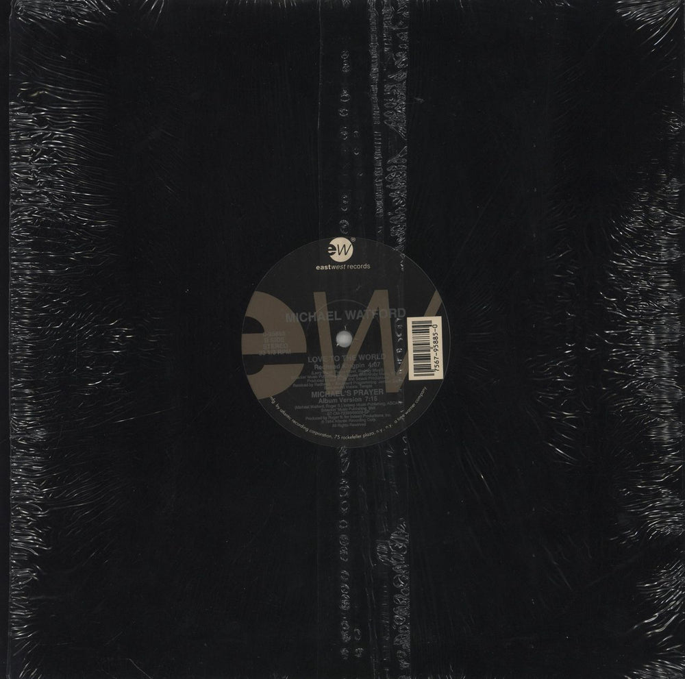 Michael Watford Love To The World / Michael's Prayer US 12" vinyl single (12 inch record / Maxi-single) 075679588500