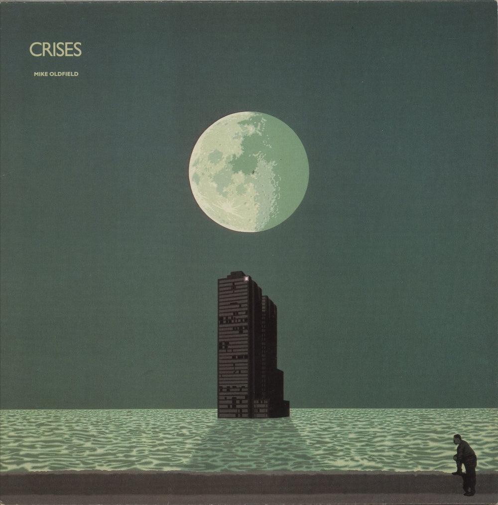 Mike Oldfield Crises UK vinyl LP album (LP record) V2262