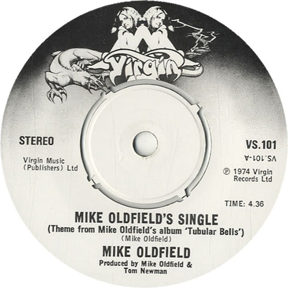 Mike Oldfield Mike Oldfield's Single - P/S UK 7" vinyl single (7 inch record / 45) OLD07MI23733