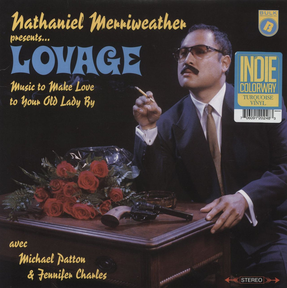 Mike Patton Music To Make Love To Your Old Lady By - Turquoise Vinyl - RSD22 US 2-LP vinyl record set (Double LP Album) BULK013LP