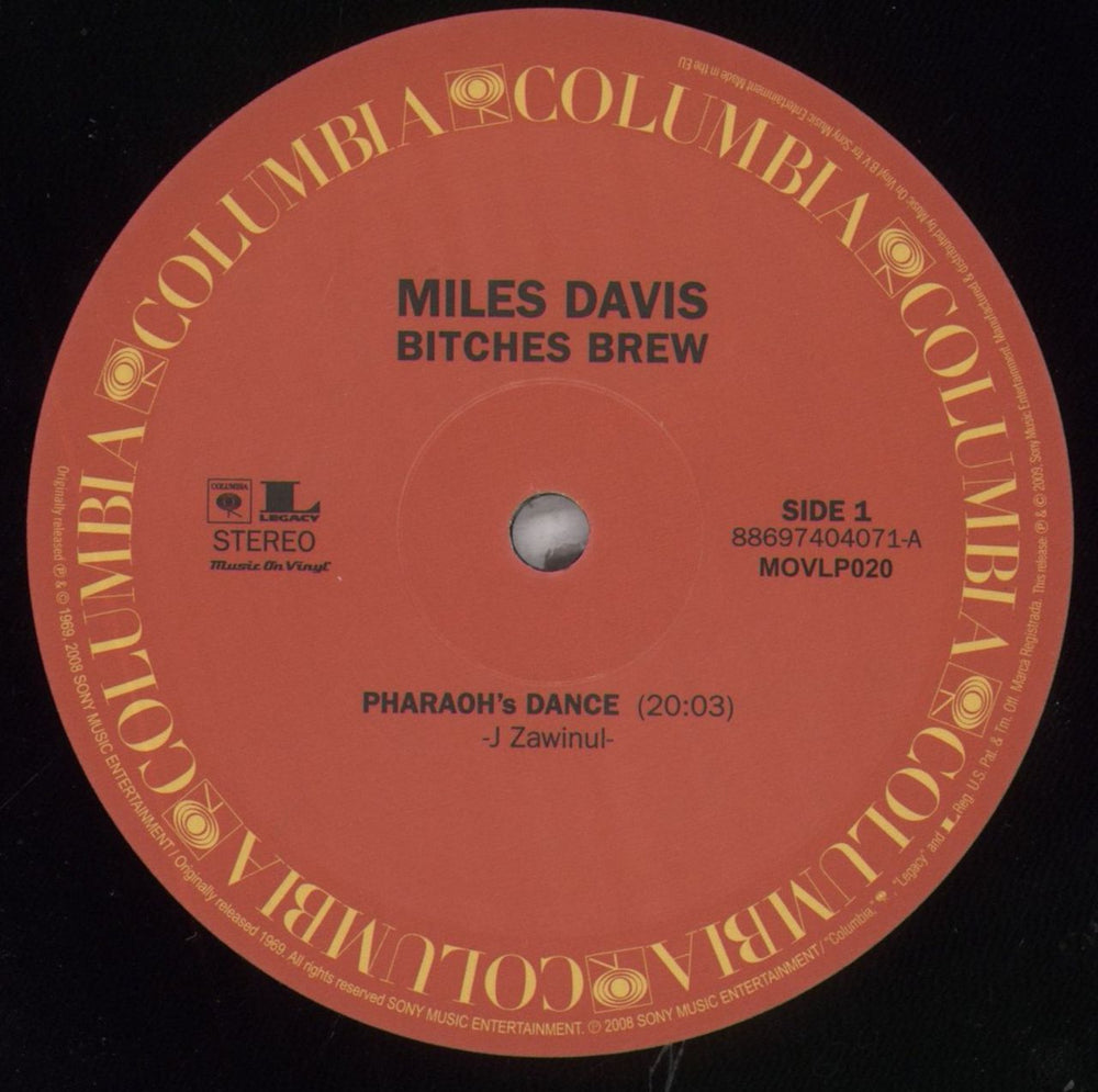 Miles Davis Bitches Brew - 180gm UK 2-LP vinyl record set (Double LP Album) MDA2LBI836620