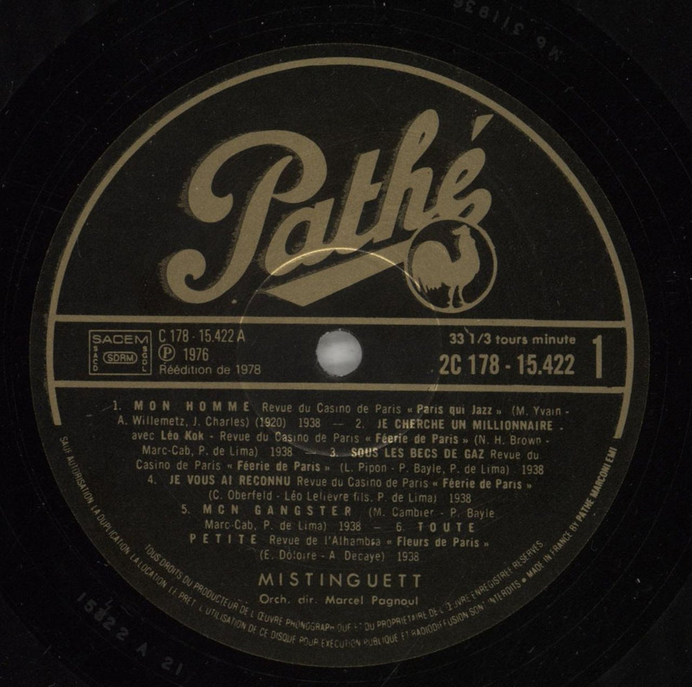 Mistinguett Mistinguett French 2-LP vinyl record set (Double LP Album) 96Z2LMI875718