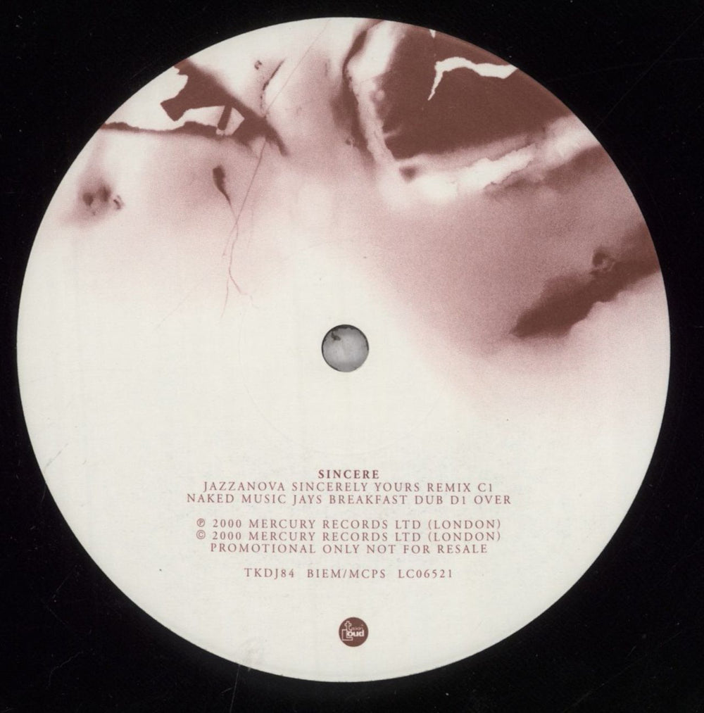 MJ Cole Sincere (Remixes) UK 12" vinyl single (12 inch record / Maxi-single) MJC12SI842553