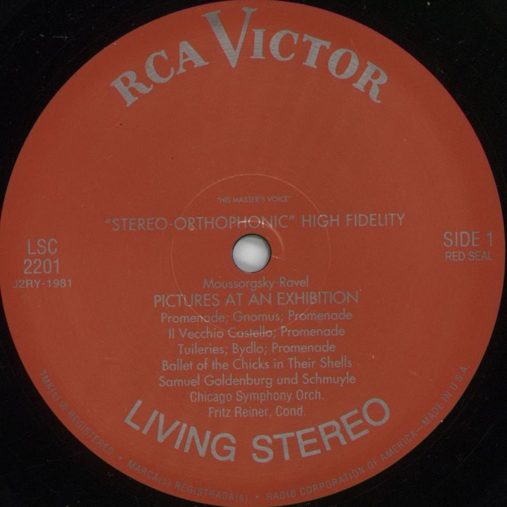 Modest Petrovich Mussorgsky Mussorgsky: Pictures At An Exhibition - 180g US vinyl LP album (LP record) M25LPMU880371