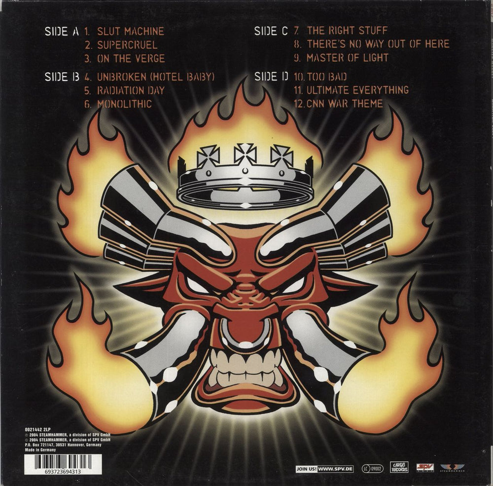 Monster Magnet Monolithic Baby! German 2-LP vinyl record set (Double LP Album) 693723694313