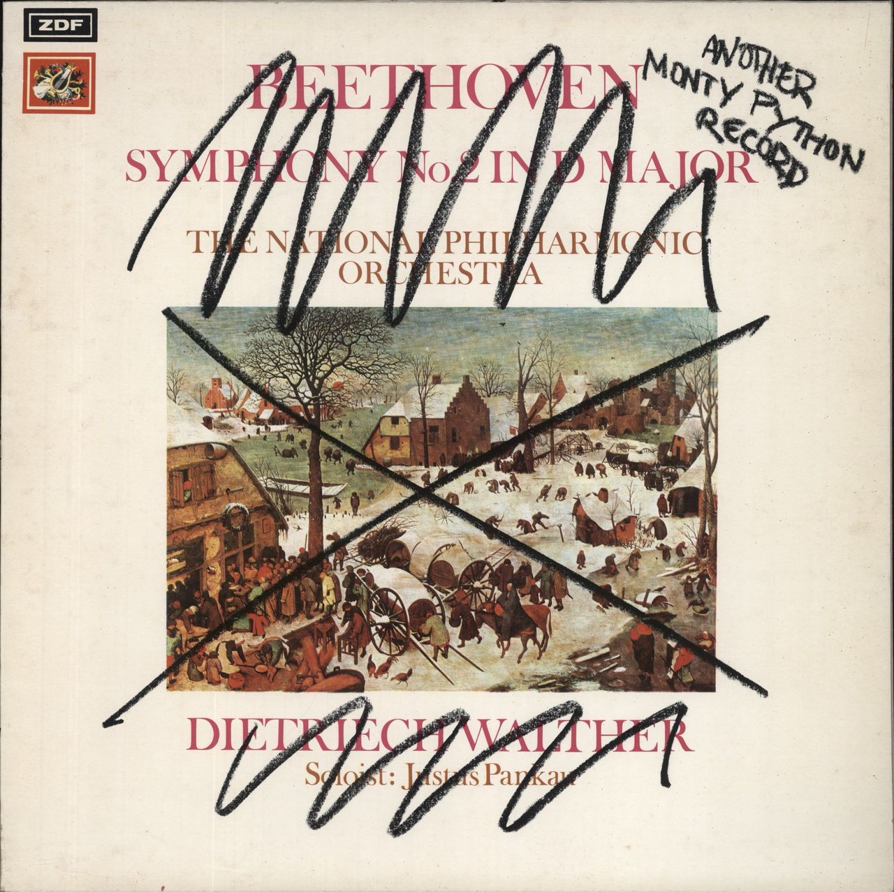 Monty Python Another Monty Python Record - Blue Label UK vinyl LP album (LP record) CHC79