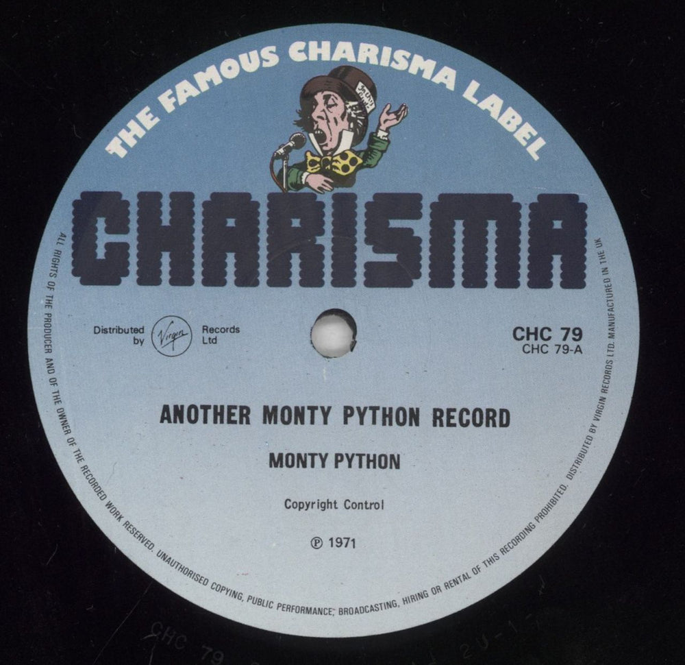 Monty Python Another Monty Python Record - Blue Label UK vinyl LP album (LP record) PYTLPAN863025