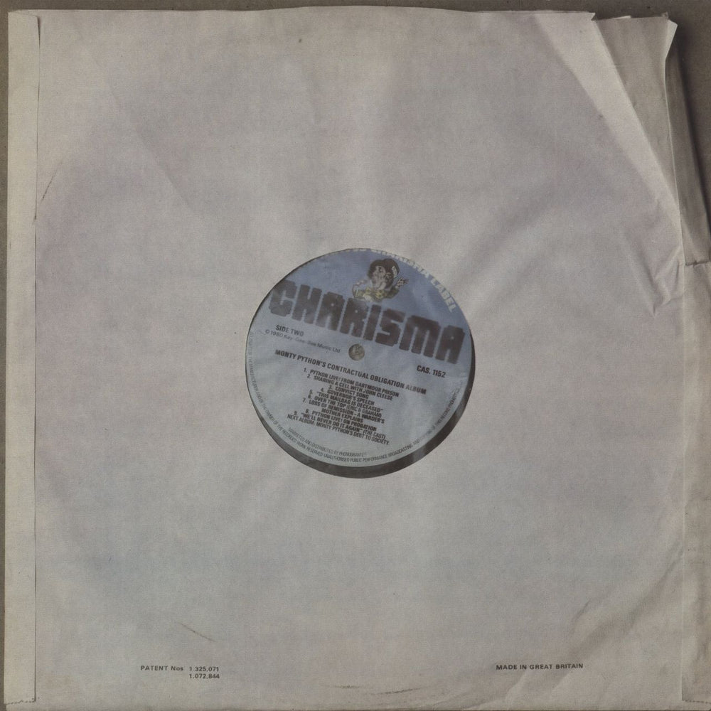 Monty Python Contractual Obligation Album - 1st UK vinyl LP album (LP record)