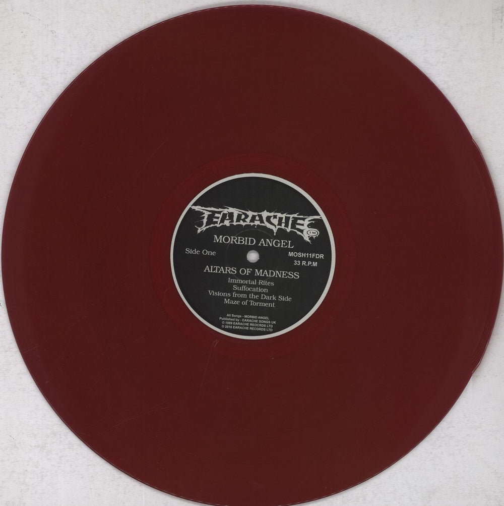 Morbid Angel Altars Of Madness - Purple Vinyl UK vinyl LP album (LP record) MRDLPAL833537