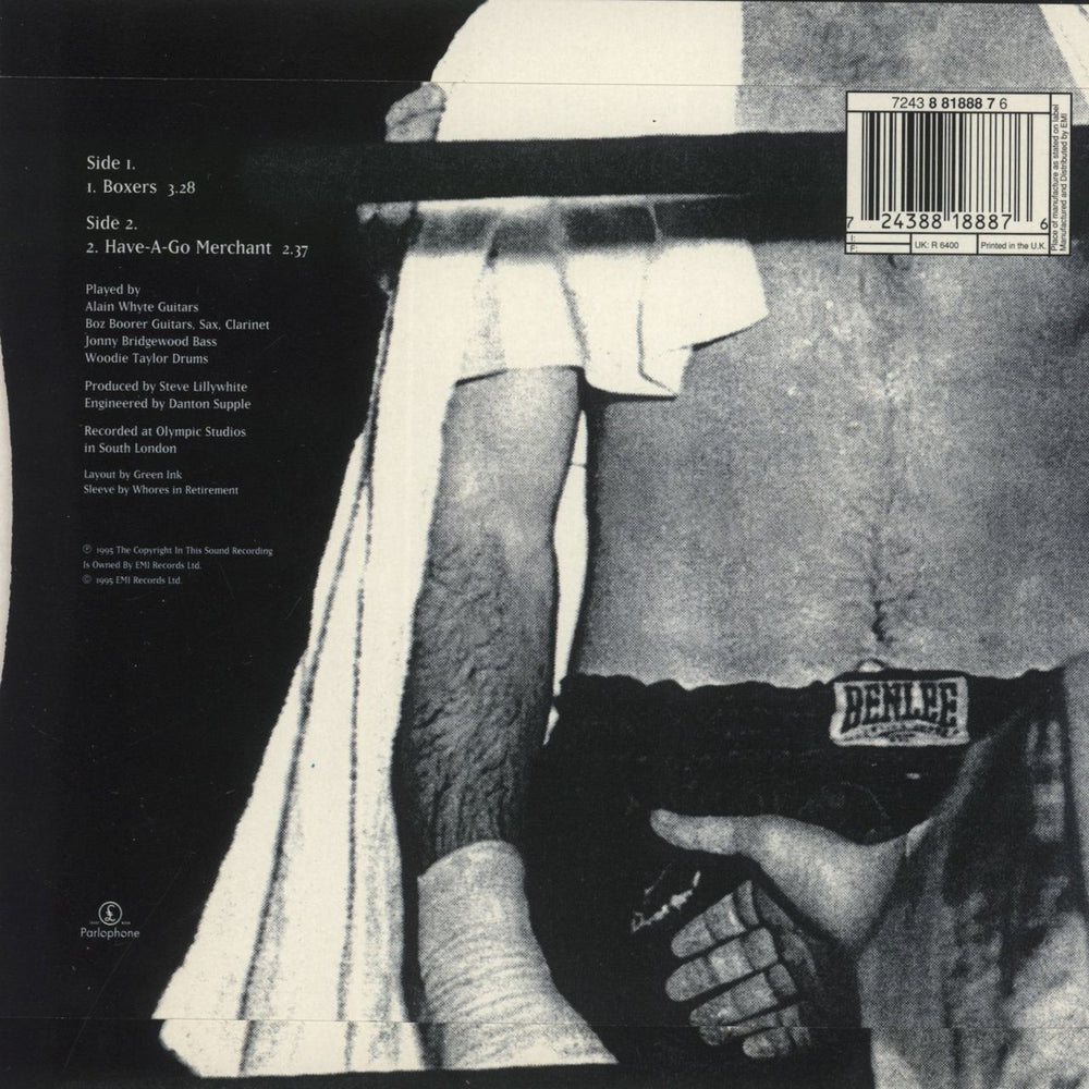 Morrissey Boxers UK 7" vinyl single (7 inch record / 45) 724388188876