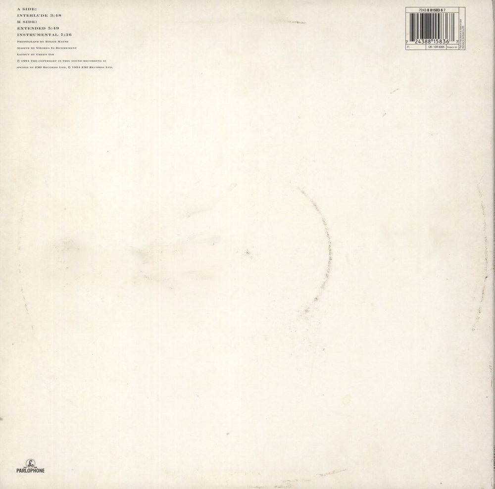 Morrissey Interlude - With Siouxsie - EX UK 12" vinyl single (12 inch record / Maxi-single) 724388158367