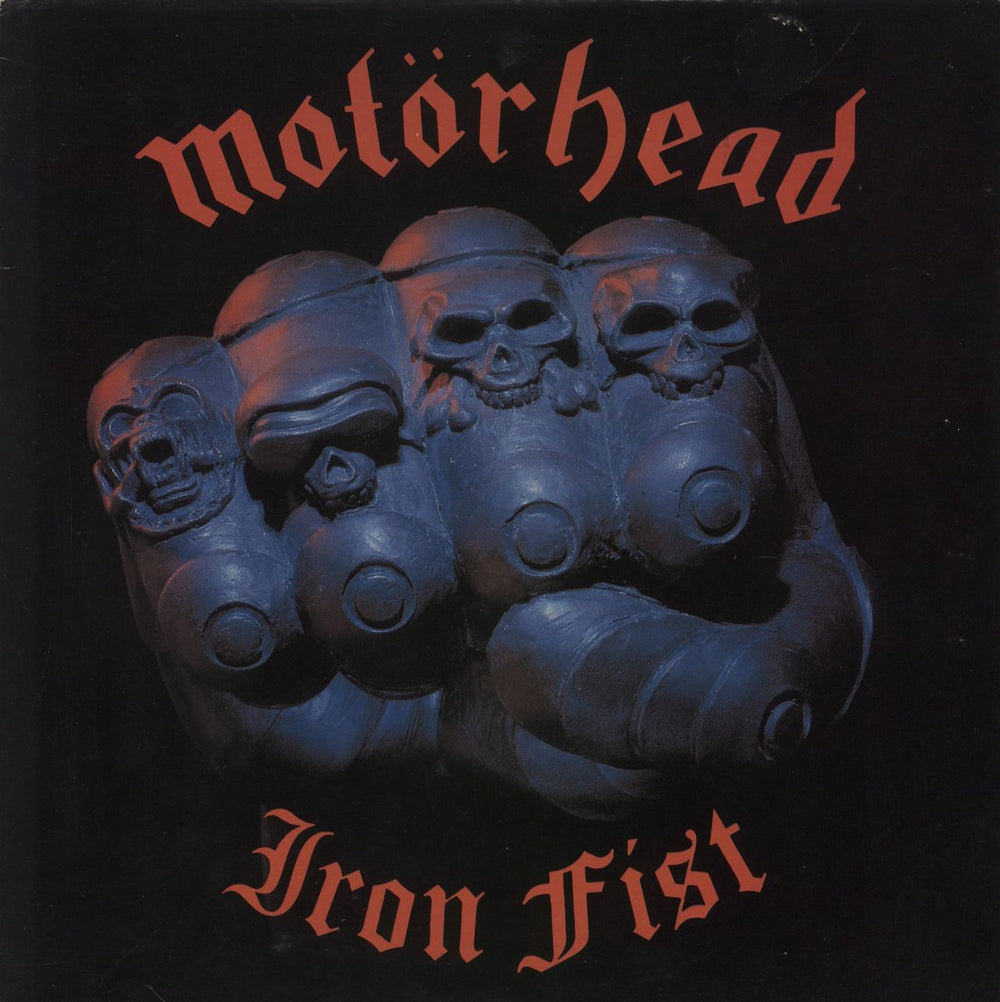 Motorhead Iron Fist - EX UK vinyl LP album (LP record) BRNA539