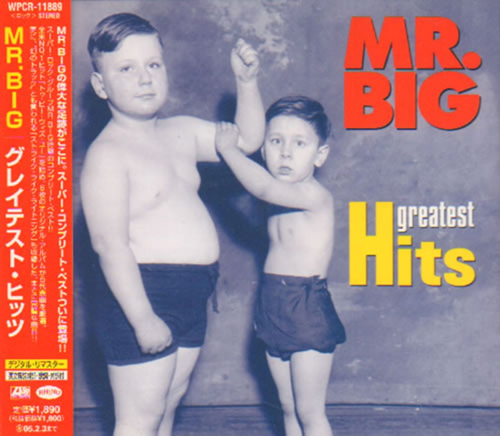 Mr Big (US) Greatest Hits Japanese Promo CD album (CDLP) WPCR-11889