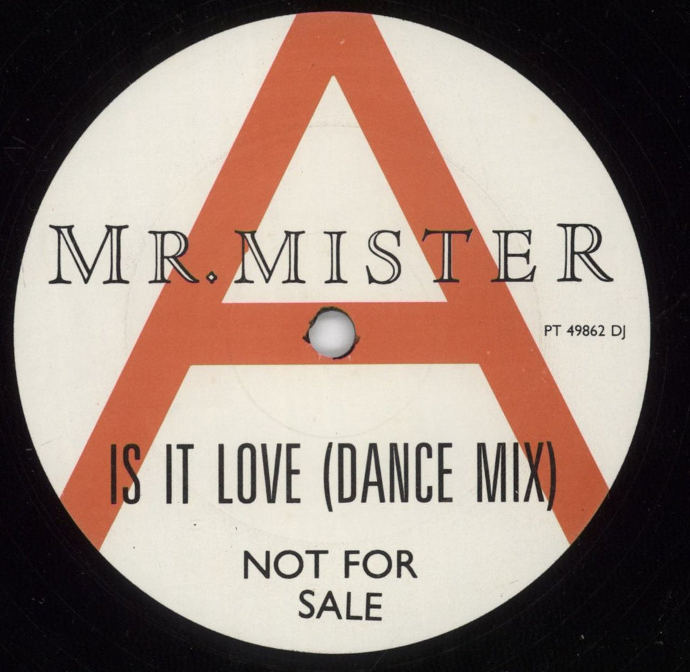 Mr Mister Is It Love - Promo UK Promo 12" vinyl single (12 inch record / Maxi-single) PT49862DJ