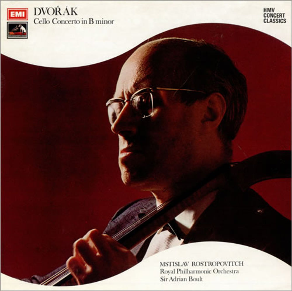 Mstislav Rostropovich Dvorák: Cello Concerto In B Minor - 1st UK vinyl LP album (LP record) SXLP30176