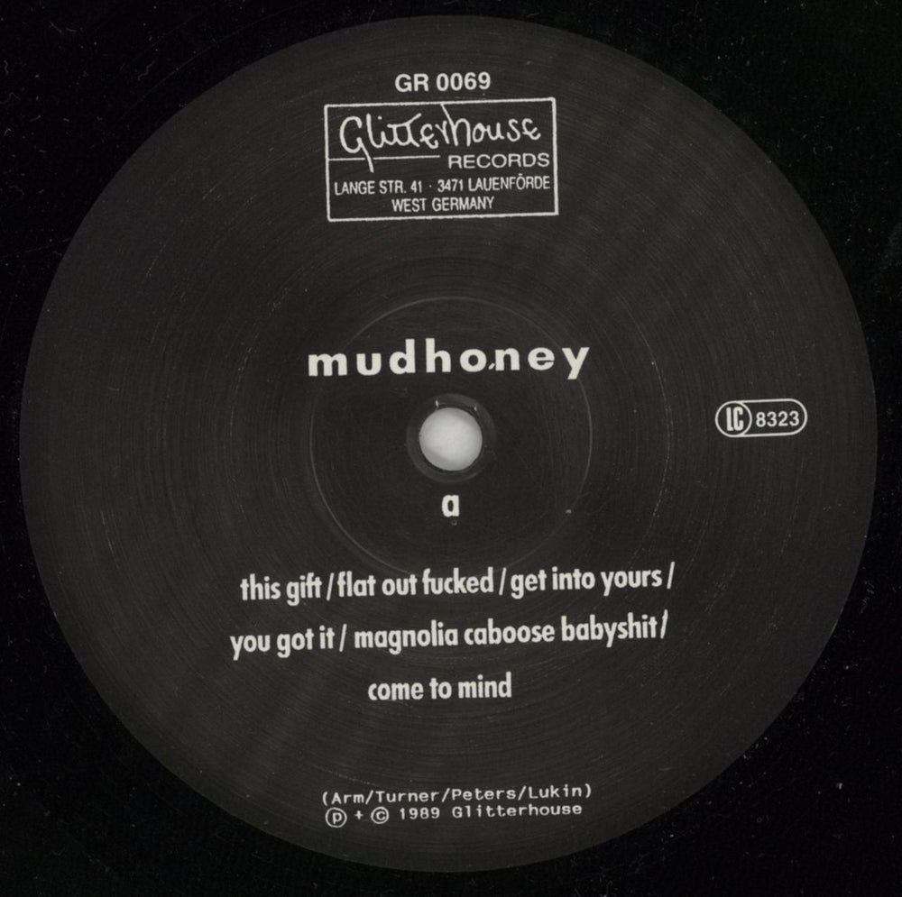 Mudhoney Mudhoney German vinyl LP album (LP record) MUDLPMU189475