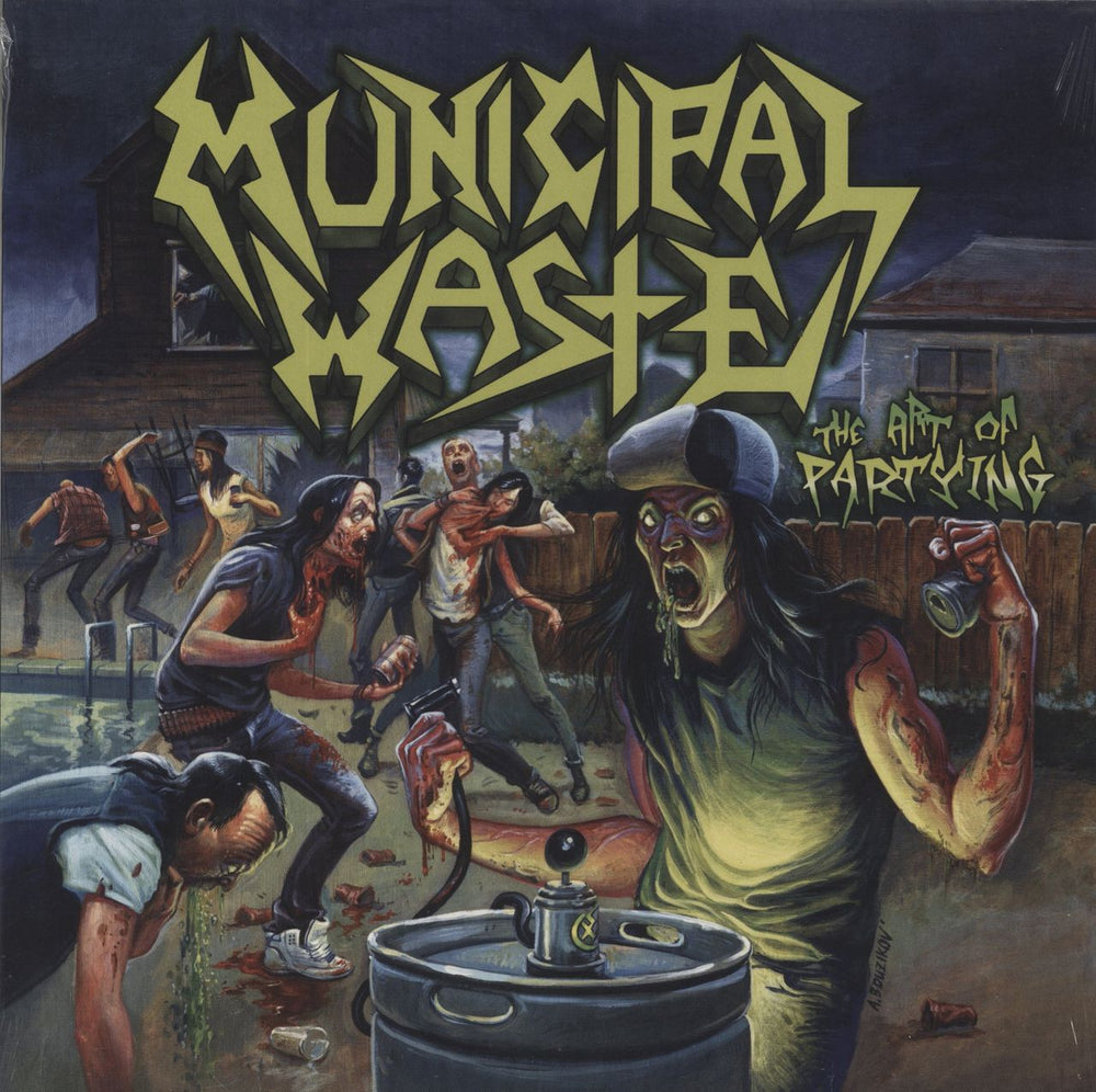 Municipal Waste The Art of Partying - Sealed UK vinyl LP album (LP record) MOSH331LPUS