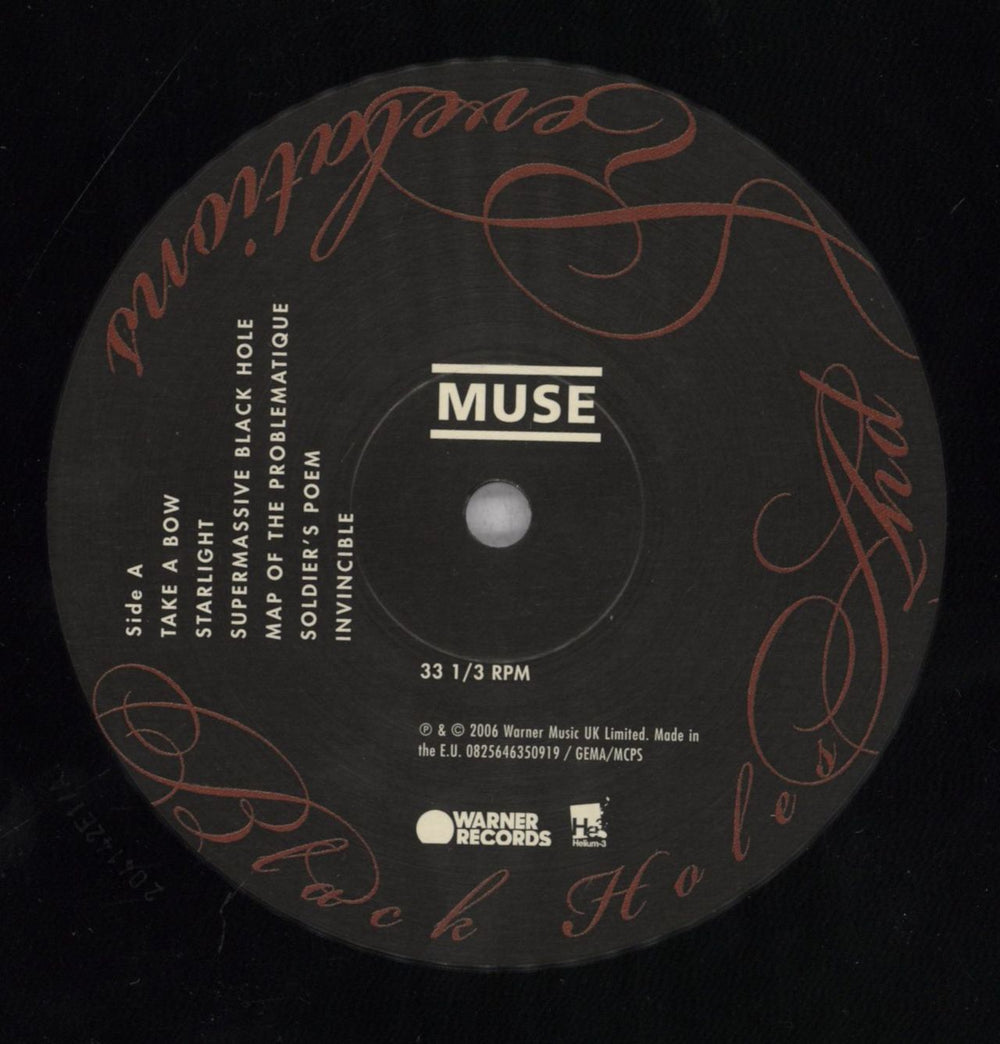 Muse Black Holes And Revelations - 180gm UK vinyl LP album (LP record) USELPBL835798