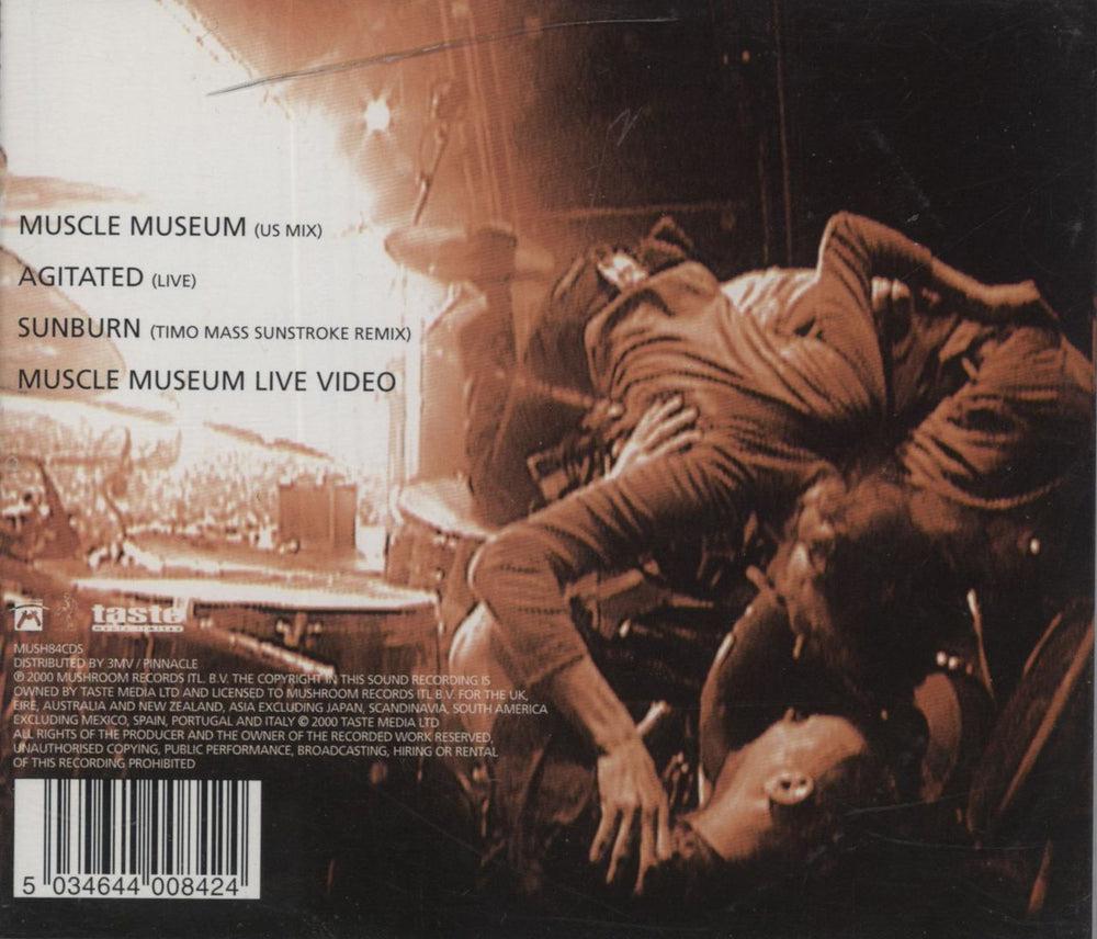 Muse Muscle Museum UK 2-CD single set (Double CD single) USE2SMU208163