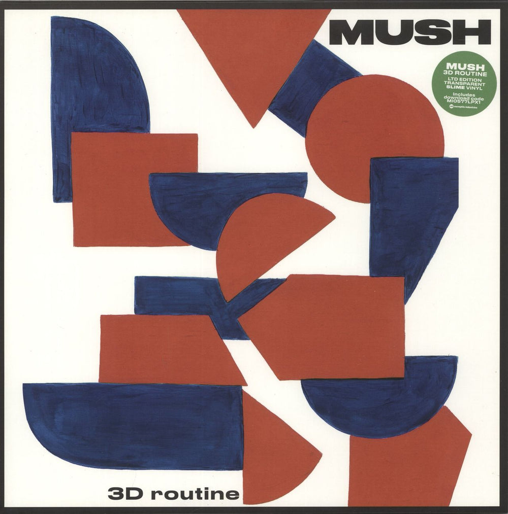 Mush 3D Routine - Slime Green Vinyl US vinyl LP album (LP record) MIO577LPX