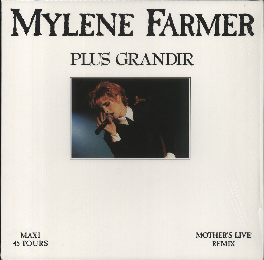 Mylene Farmer Plus Grandir - Live French 12" vinyl single (12 inch record / Maxi-single) 538329-7