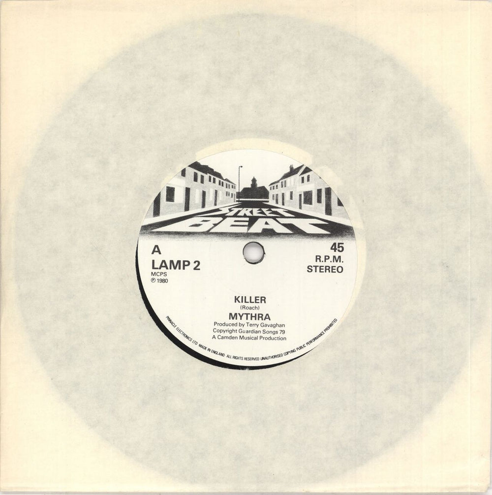 Mythra The Death And Destiny EP UK 7" vinyl single (7 inch record / 45) LAMP2