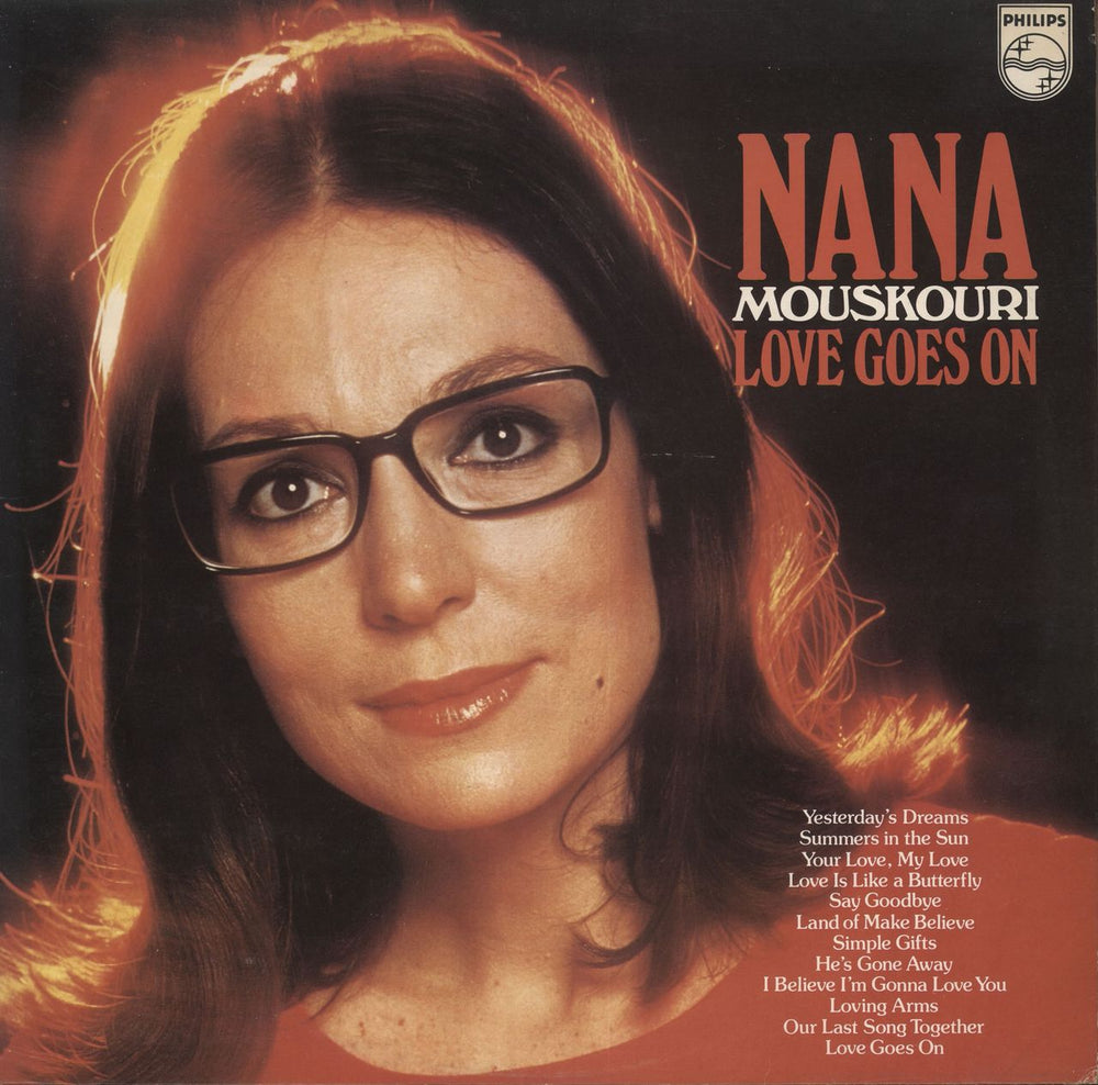 Nana Mouskouri Love Goes On UK vinyl LP album (LP record) 9101095