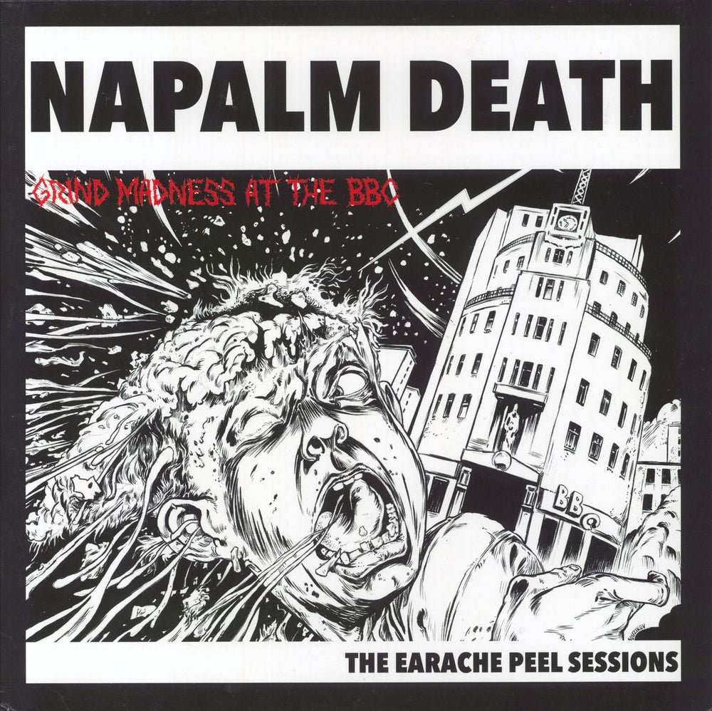 Napalm Death Grind Madness At The BBC - The Earache Peel Sessions - EX German vinyl LP album (LP record) MOSH531LP