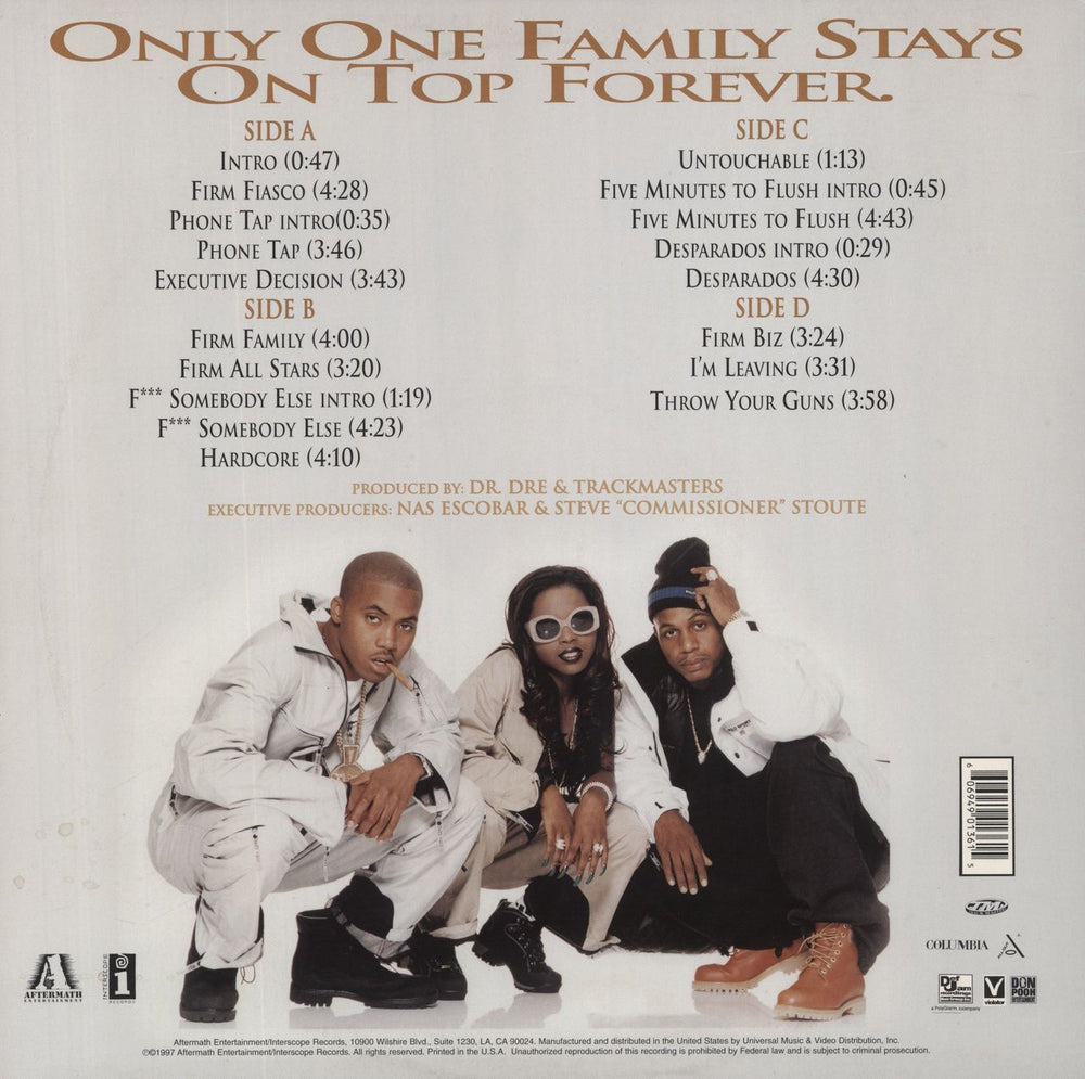 Nas The Firm - The Album - VG US 2-LP vinyl record set (Double LP Album)