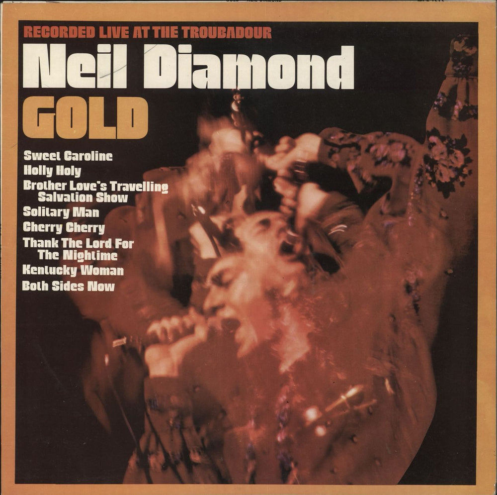 Neil Diamond Gold UK vinyl LP album (LP record) MCF2515