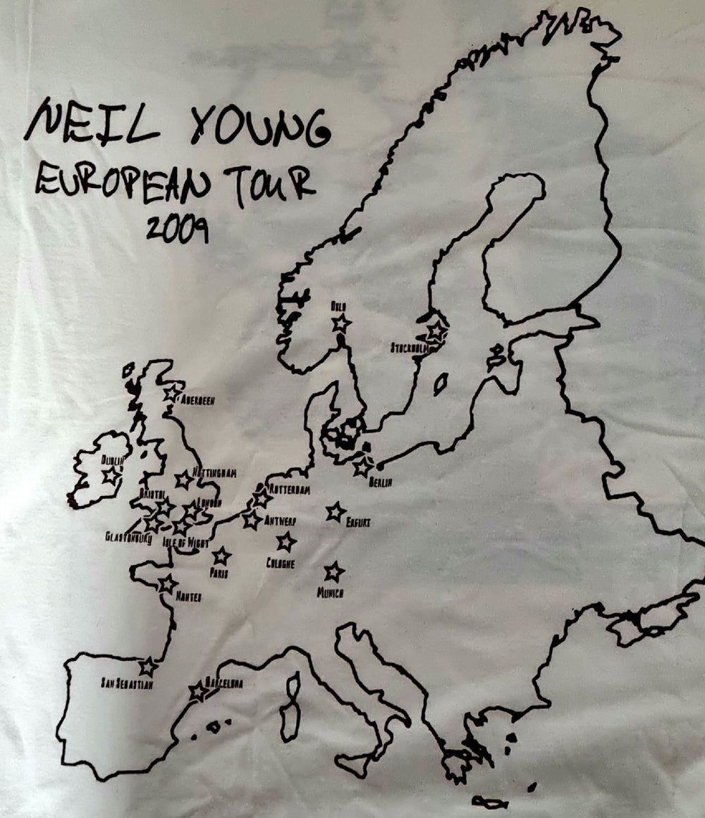 Neil Young European Tour 2009 Turkish t-shirt YOUTSEU782183