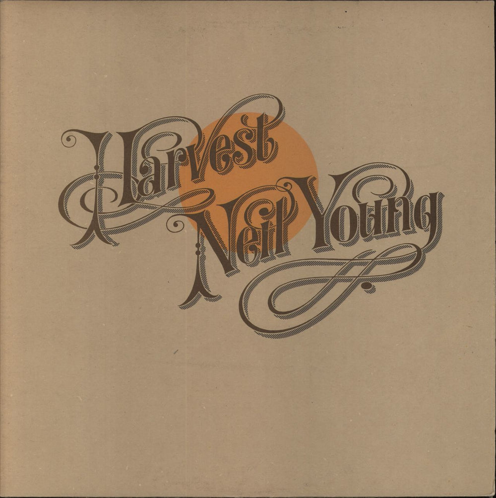 Neil Young Harvest - 1st + Insert UK vinyl LP album (LP record) K54005