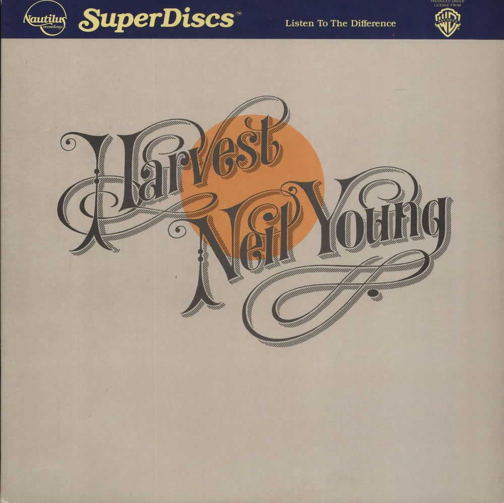 Neil Young Harvest - Half-Speed Mastered US vinyl LP album (LP record) NR44