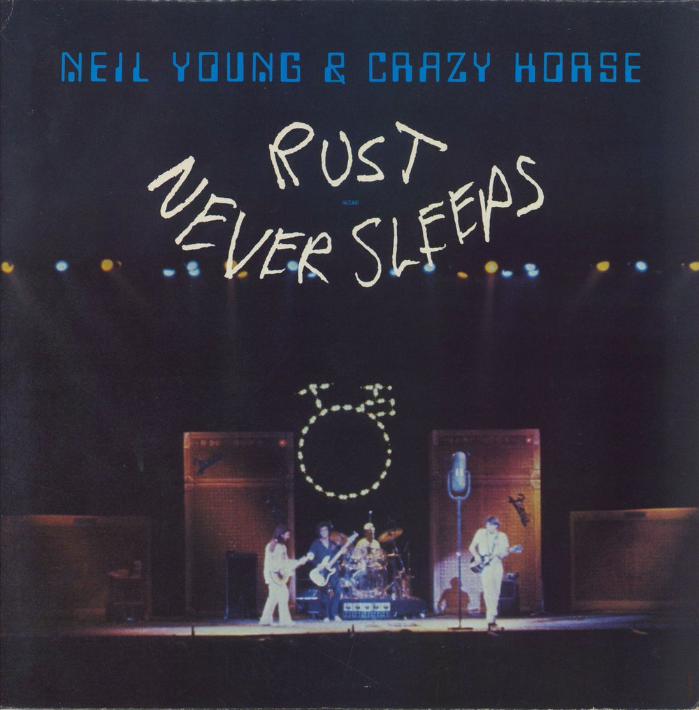 Neil Young Rust Never Sleeps - Complete - EX UK vinyl LP album (LP record) K54105