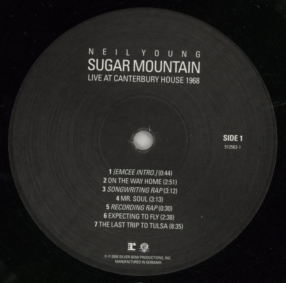Neil Young Sugar Mountain: Live At Canterbury House 1968 US 2-LP vinyl record set (Double LP Album) YOU2LSU695108