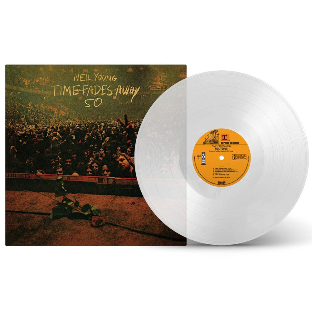 Neil Young Time Fades Away 50 - Clear Vinyl 50th Anniversary Edition - Sealed UK vinyl LP album (LP record) YOULPTI822815