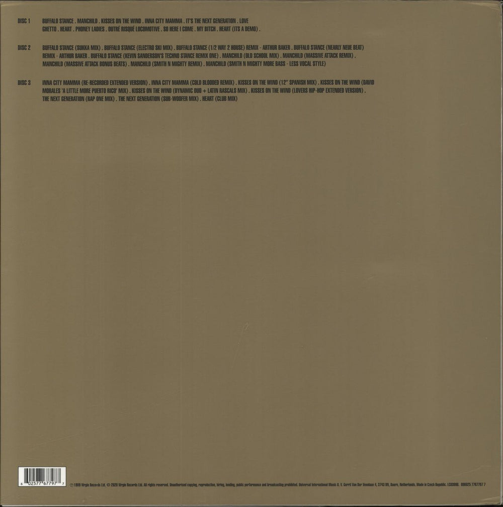 Neneh Cherry Raw Like Sushi - 30th Anniversary Edition UK 3-CD album set (Triple CD) 602577677977