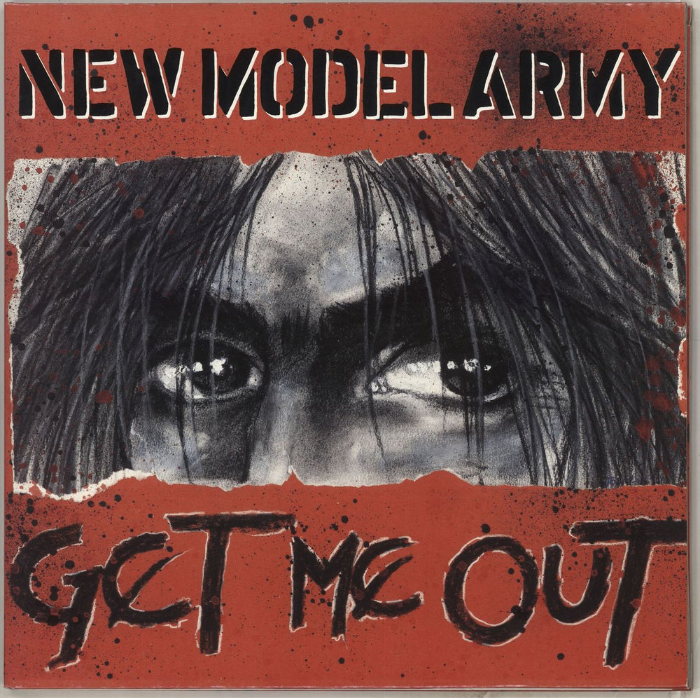 New Model Army Get Me Out + Poster - EX UK 12" vinyl single (12 inch record / Maxi-single) 12NMAG10